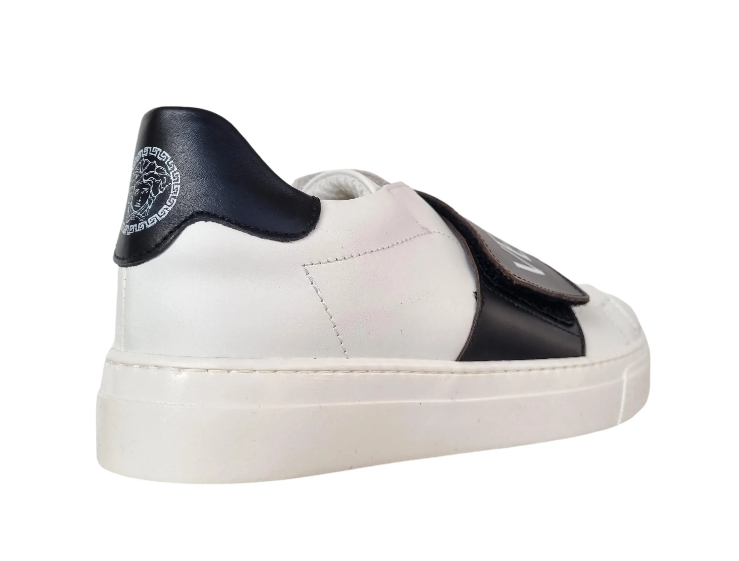 Zapatillas deportivas Versace young shoes en piel blanca 9500