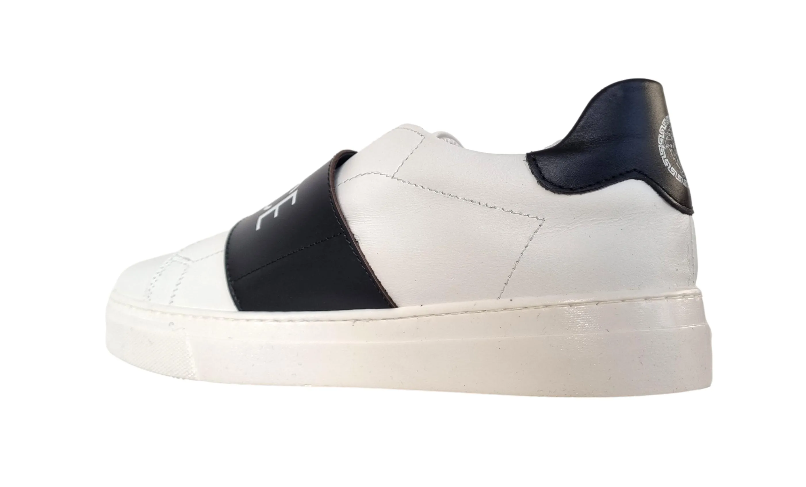 Zapatillas deportivas Versace young shoes en piel blanca 9500