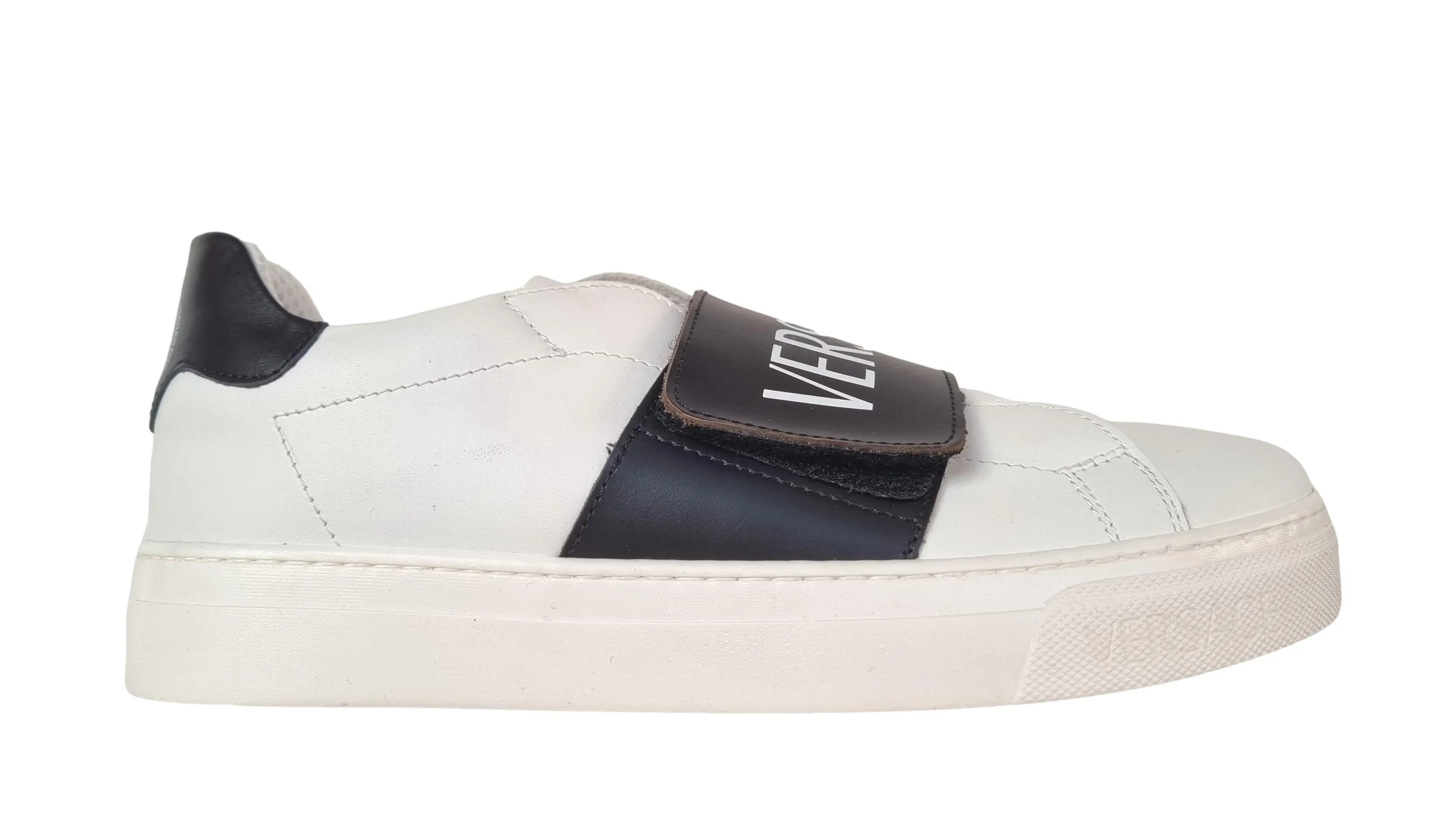 Zapatillas deportivas Versace young shoes en piel blanca 9500