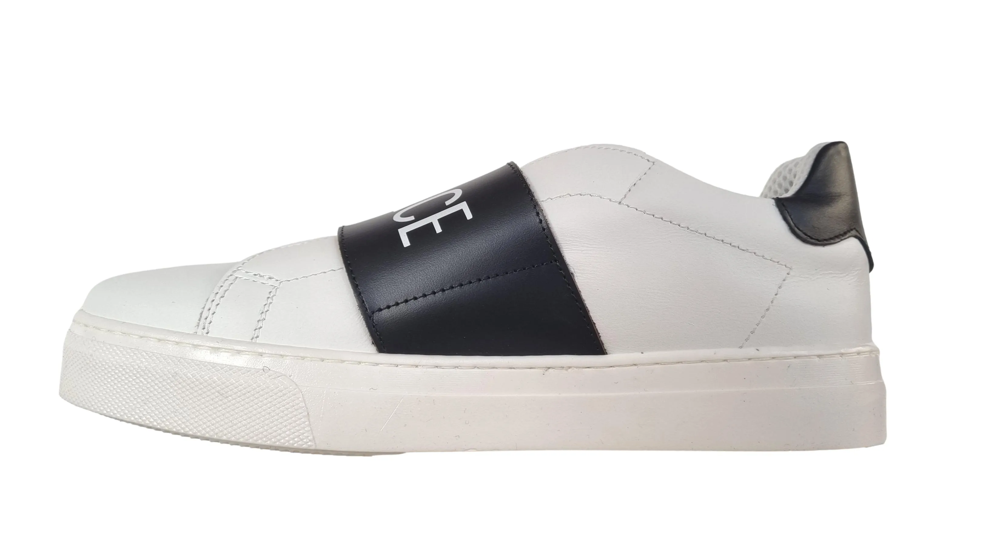 Zapatillas deportivas Versace young shoes en piel blanca 9500